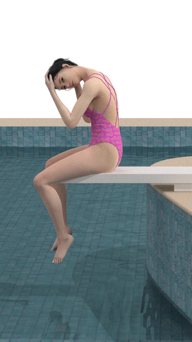 泳装菠萝印花 2