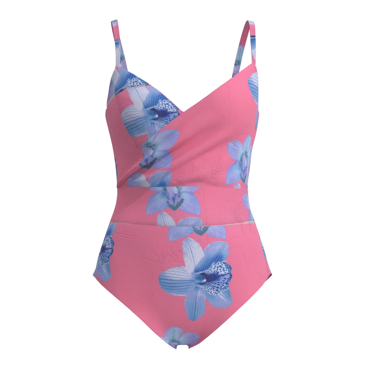 泳装大蓝花印花 2